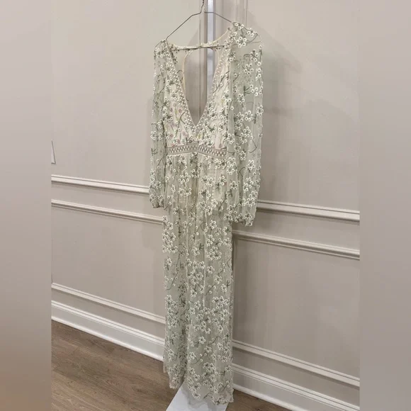 free people mirage maxi dress Red Mirage Maxi Dress M
